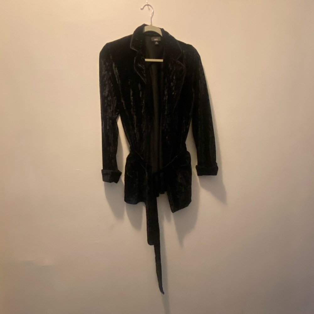 2 Piece Crushed Velvet Suit